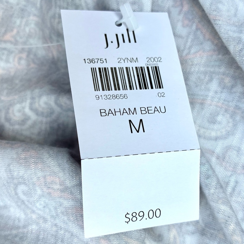J. Jill NWT Baham Beau Skirt With Matching Scarf Sz Medium - Picture 5 of 8